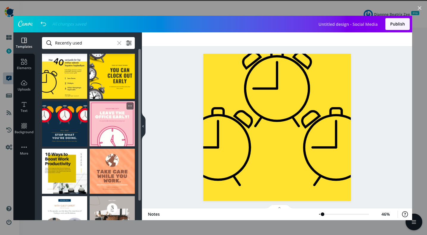By using Canva on Circleboom Publish, you can enhance your posts with eye-catching visuals, graphics and templates.