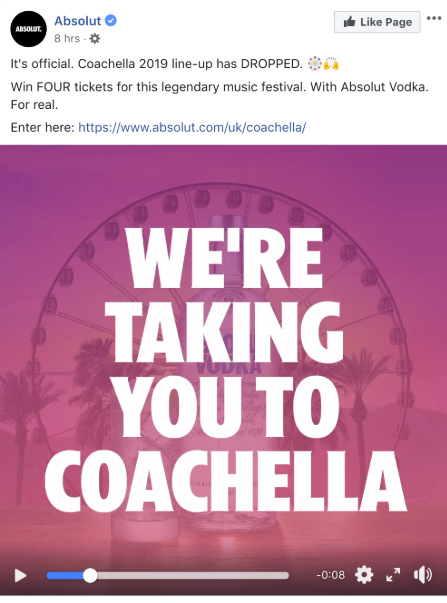 Competitions for giveaways are one of the most effective ideas for Facebook engagement posts