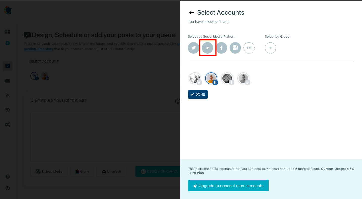 You can use the LinkedIn Scheduling Tool to schedule posts for all your LinkedIn accounts at the same time.