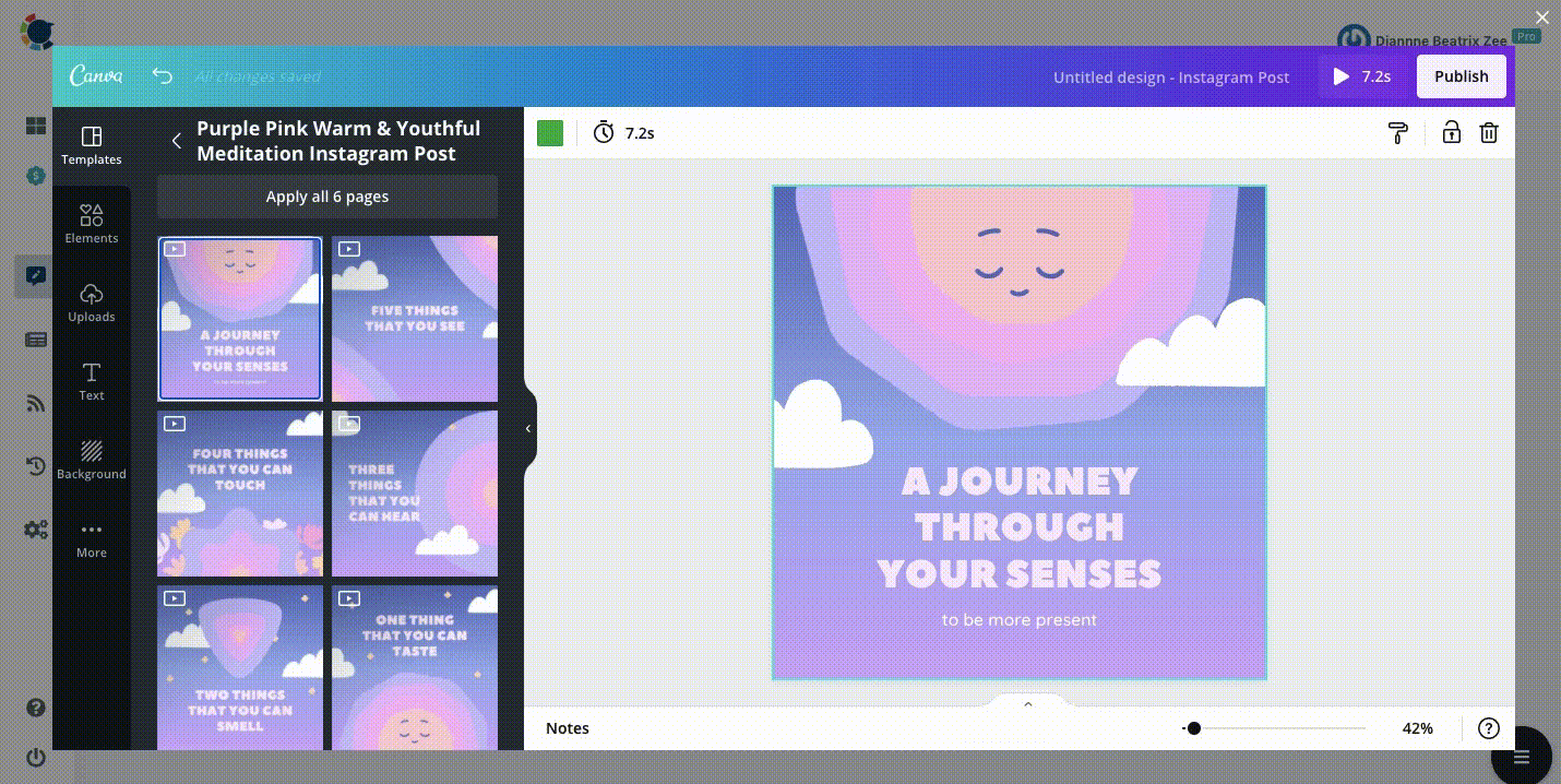 Instagram Tip #4: Enrich your content with Canva
