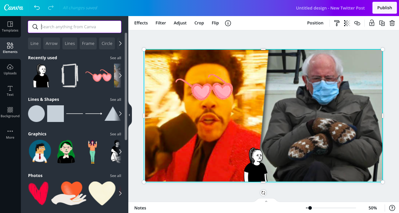 With Circleboom Publish, you can create engaging Twitter reaction memes using its built-in Canva design tool.With Circleboom Publish, you can create engaging Twitter reaction memes using its built-in Canva design tool