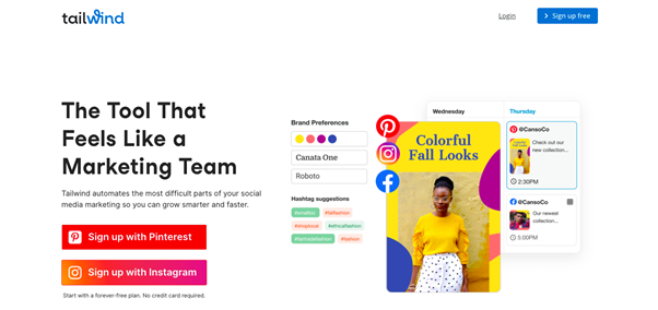 Tailwind is also one of the handiest social media marketing tools!