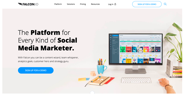 Need a social media marketing tool to use in 2021? You can try Falcan.io!