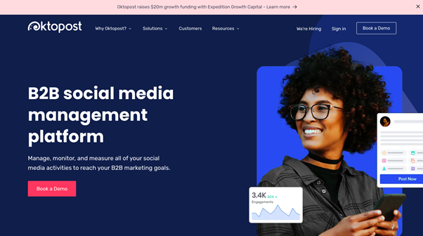 Oktopost is another handy social media auto scheduler!