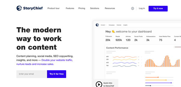 Wanna manage multiple social media accounts? StoryChief would also help!
