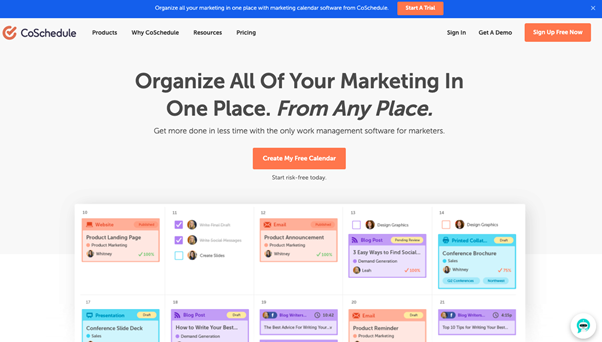 Need an advanced social media tool for business? You may check Coschedule!