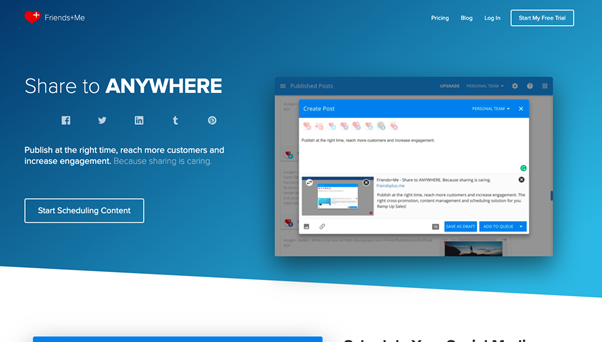 Frends+Me is an alternative to giant social media marketing tools that you would like to try!