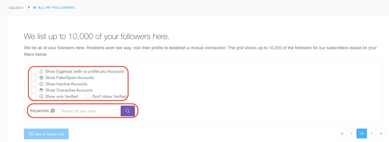 detailed search engine