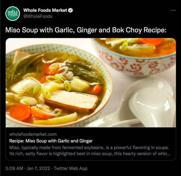 Posting a recipe would keep the followers.