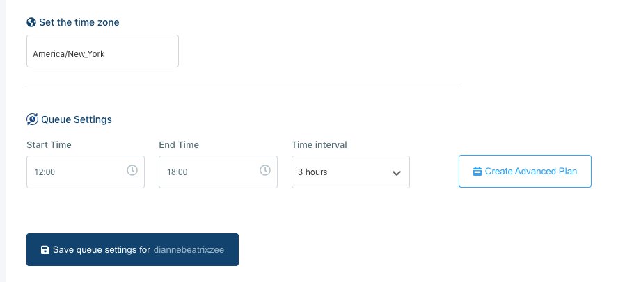 Prepare a post queue with social media calendar