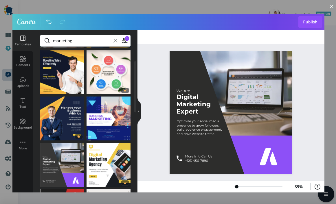 You can find related ready-to-use LinkedIn post templates on Canva