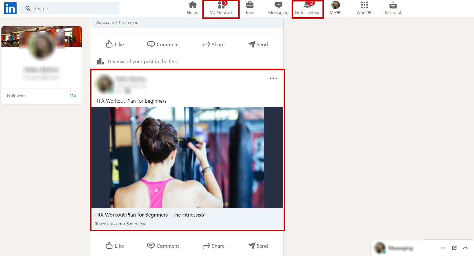 Become an active LinkedIn user.