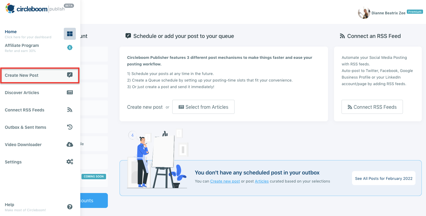 There are many tools you can benefit from to manage your social media accounts.