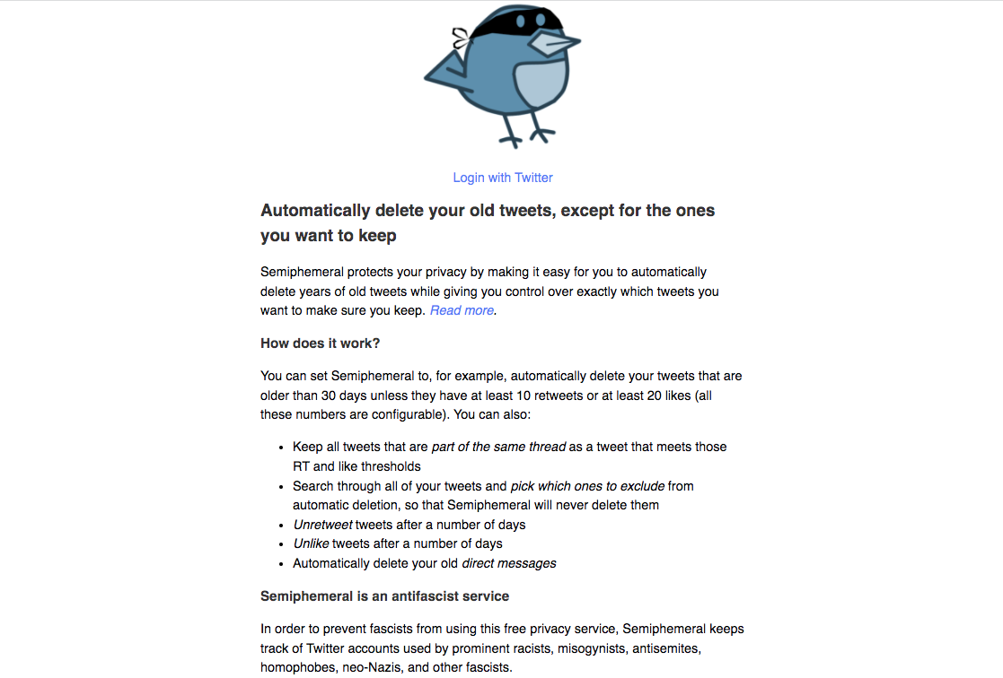 Here you can see the website of the Semiphemeral.