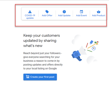 Create your first post