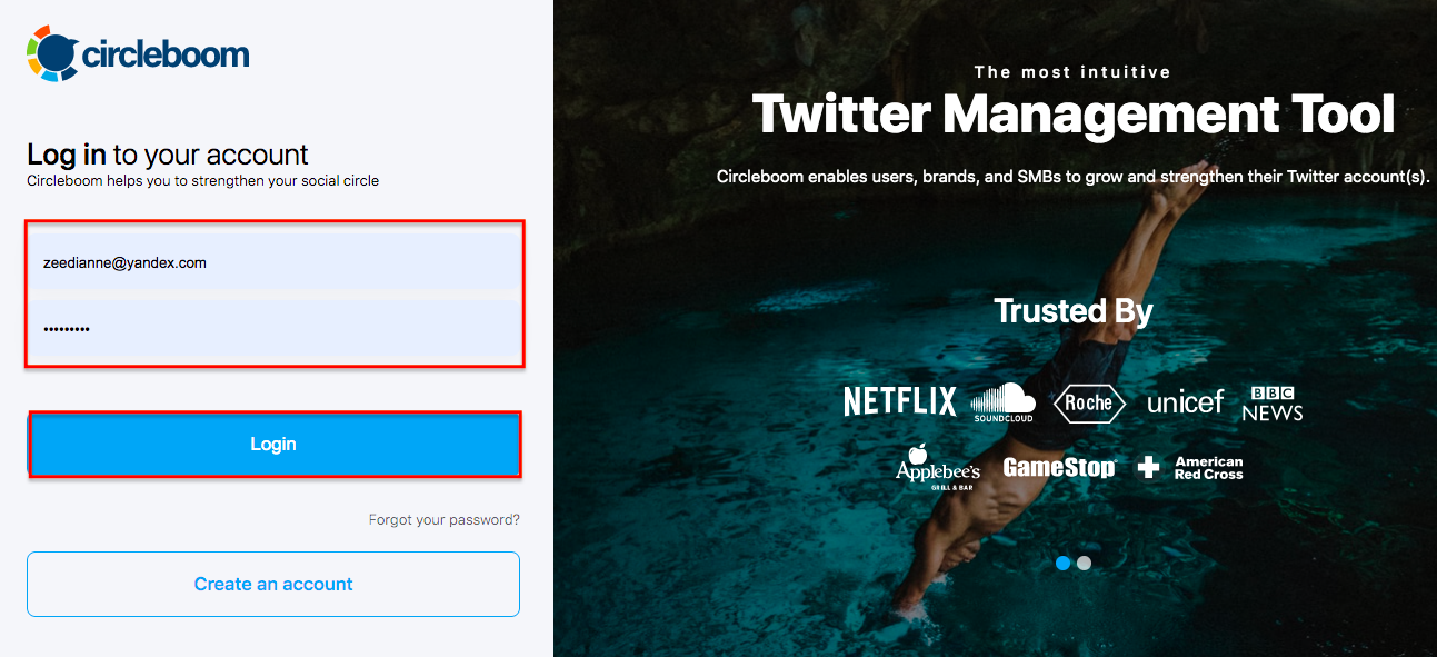 You can fill in the blanks to log in to your account.