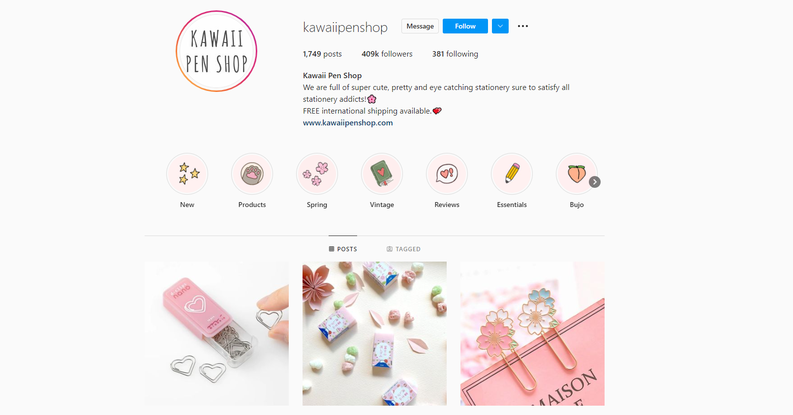 dropshipping stores on Instagram