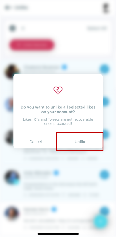 Delete all your likes on Twitter.