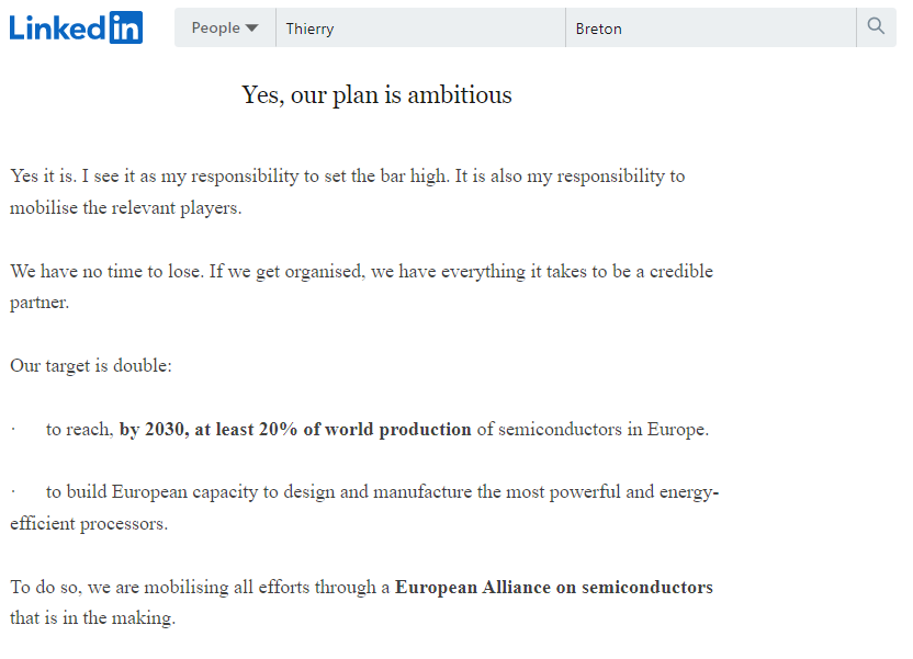 LinkedIn article guideline