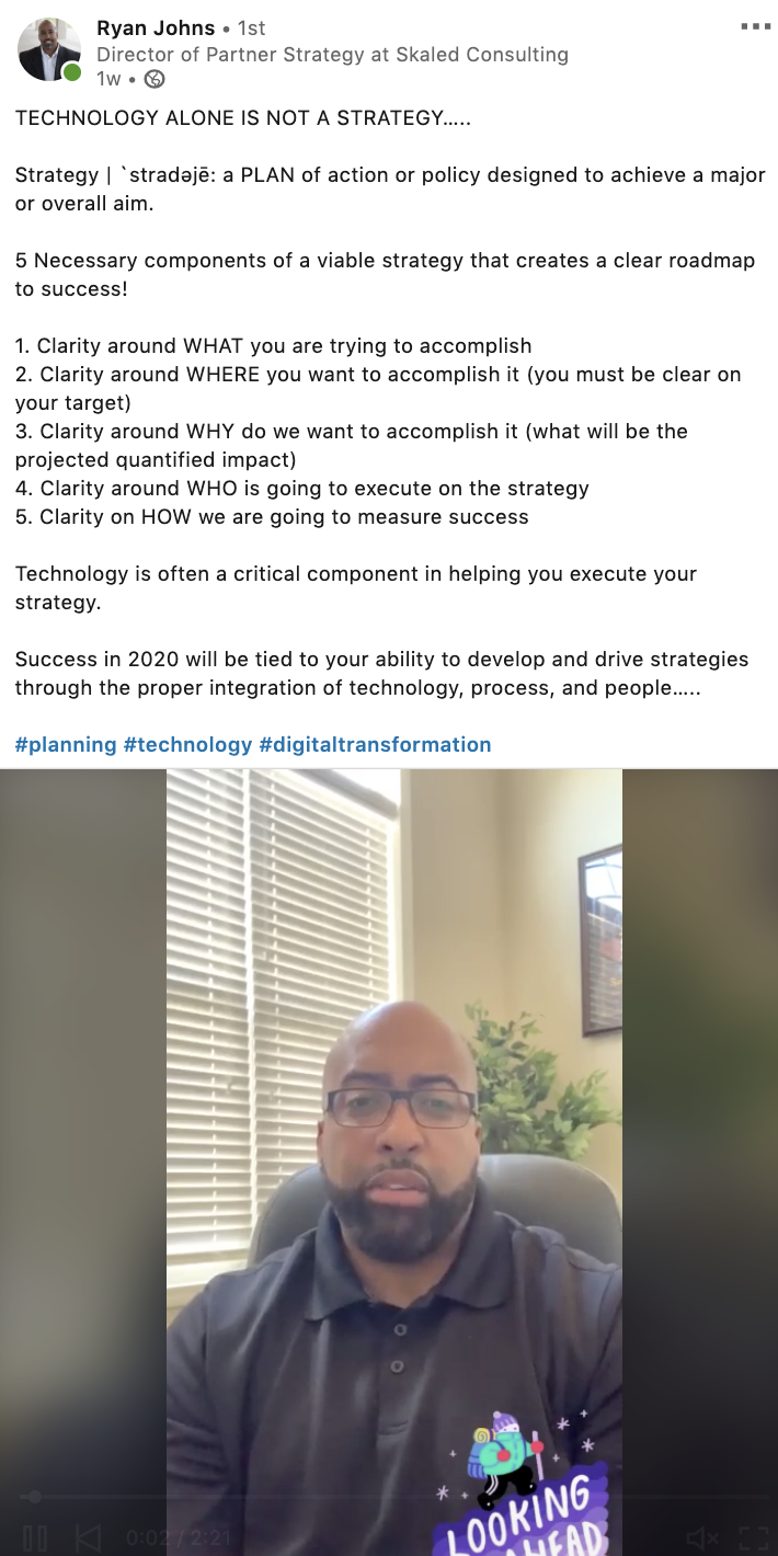 Use 3 hashtags in your LinkedIn posts.