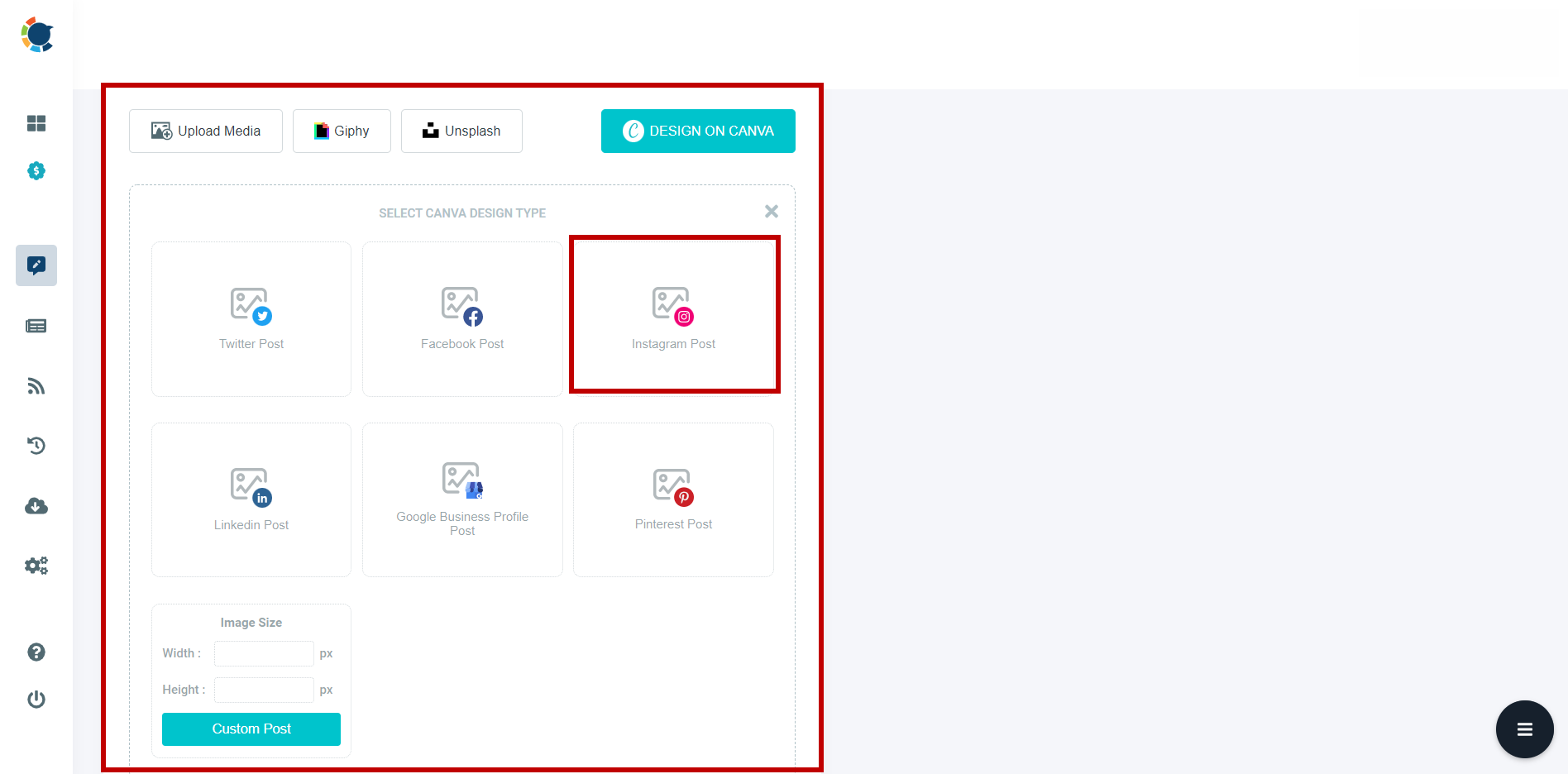 Find the best social media post templates on Circleboom