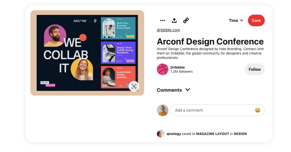 People would like to follow the board sharing events.
