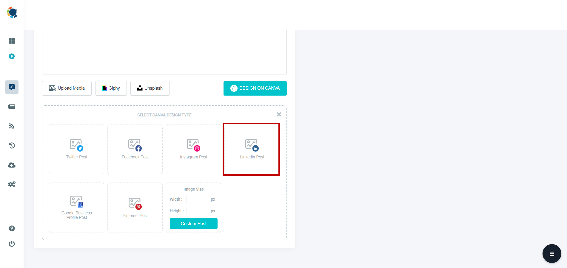 Circleboom provides ready-made templates for social media.