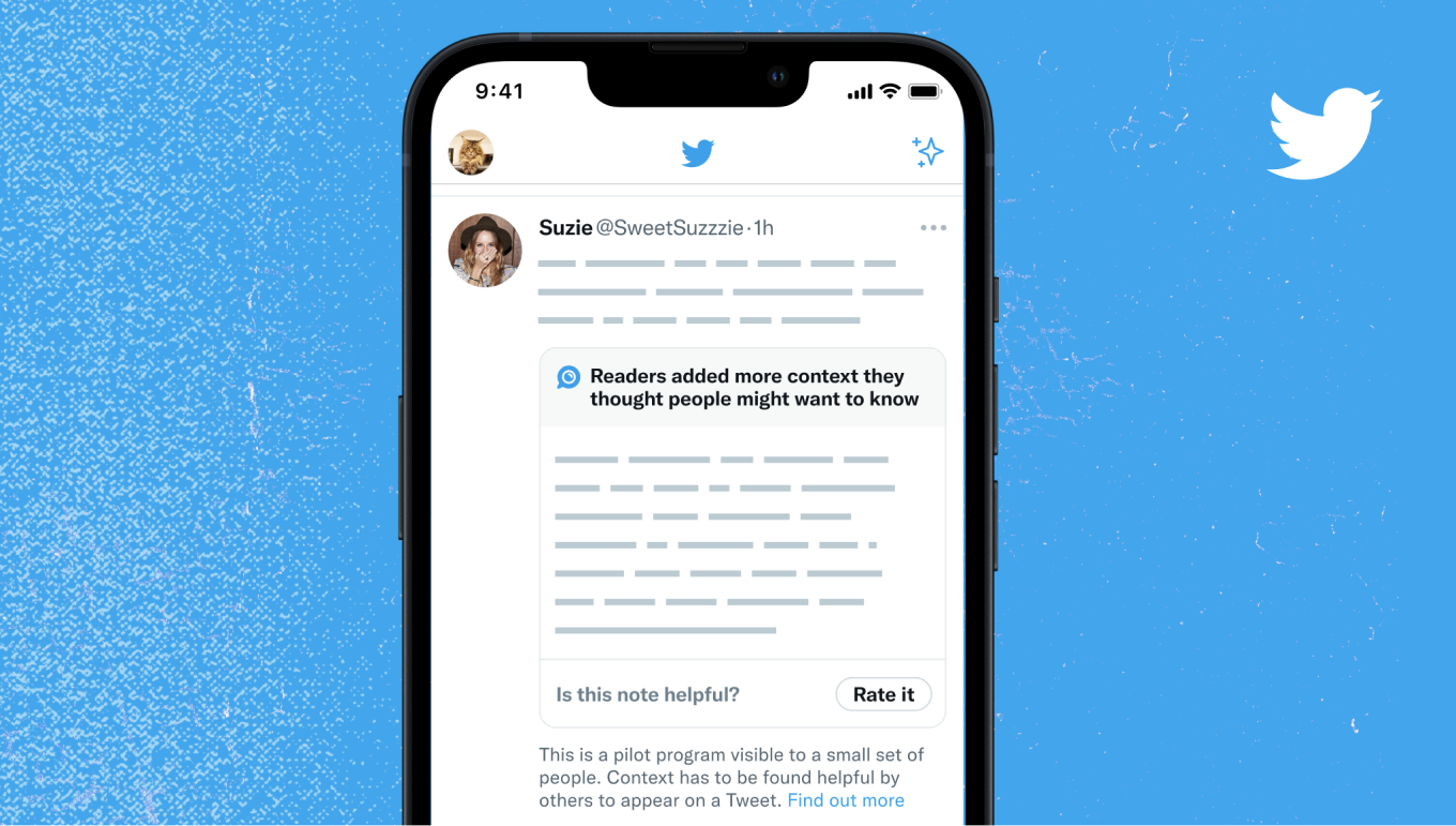 You can see how the notes appear on Twitter.