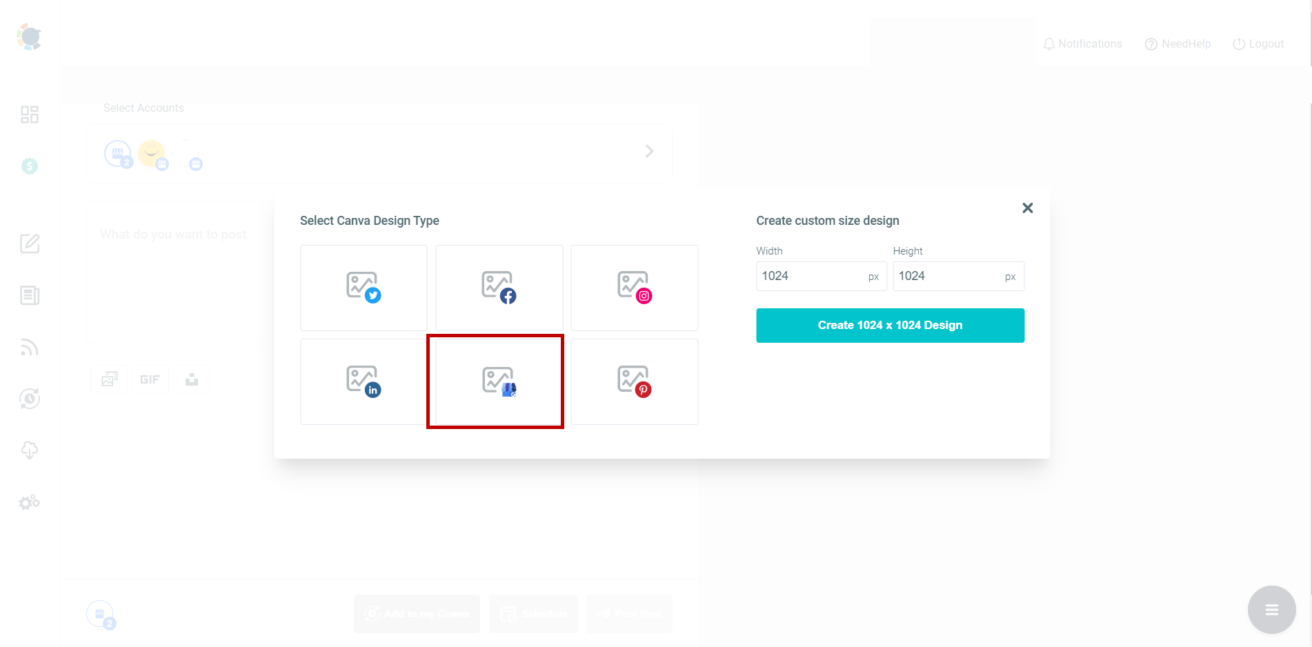 Ready-made post templates