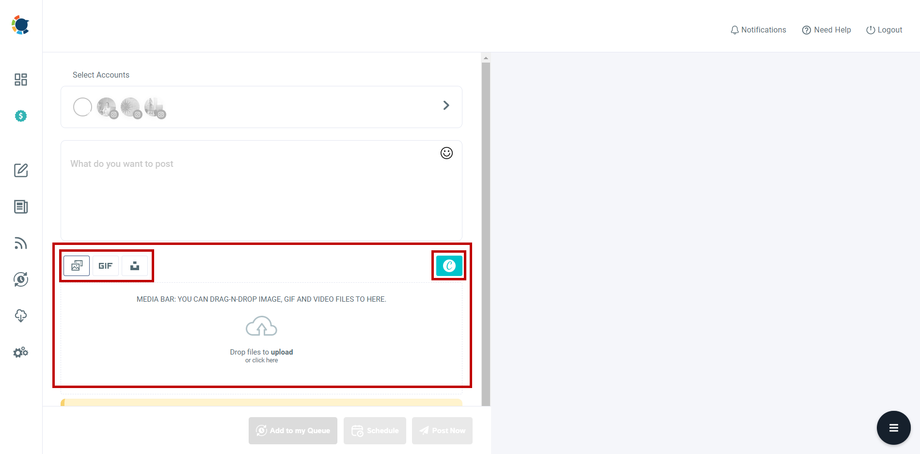 Instagram carousel post creator with Canva, Unsplash, and Giphy 