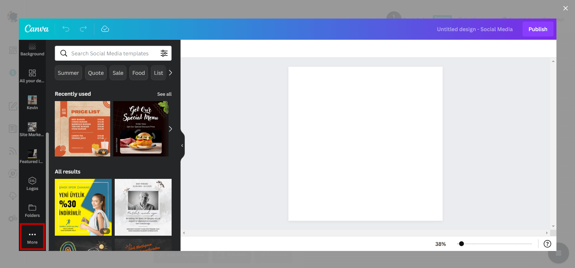 Design your posts on Circleboom Publish.