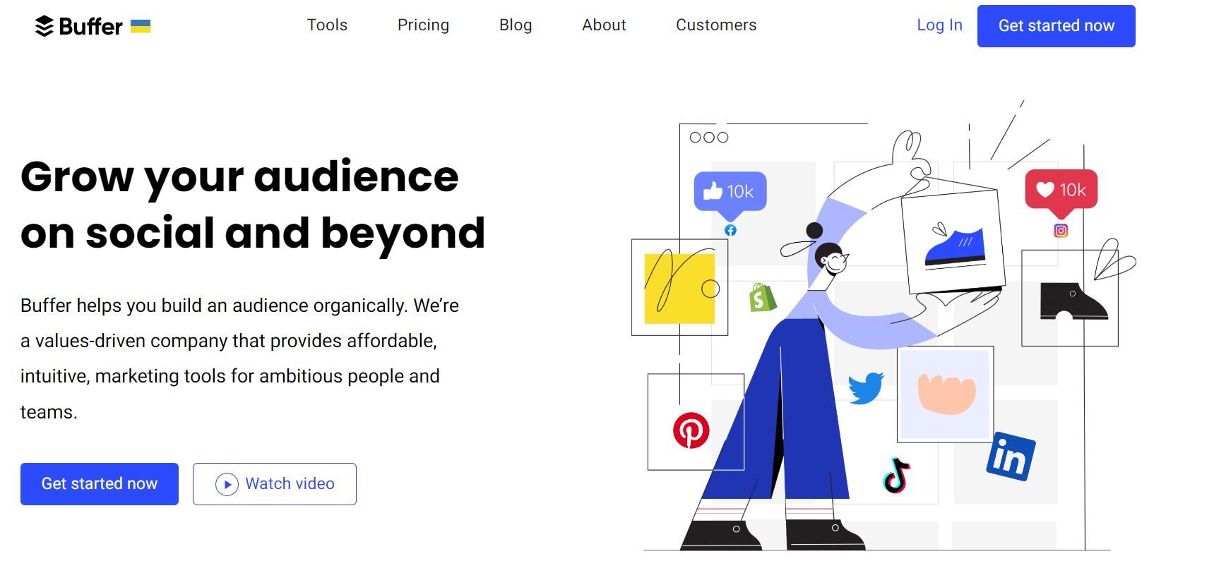 Buffer Publish is an all-you-need social media toolkit for small businesses