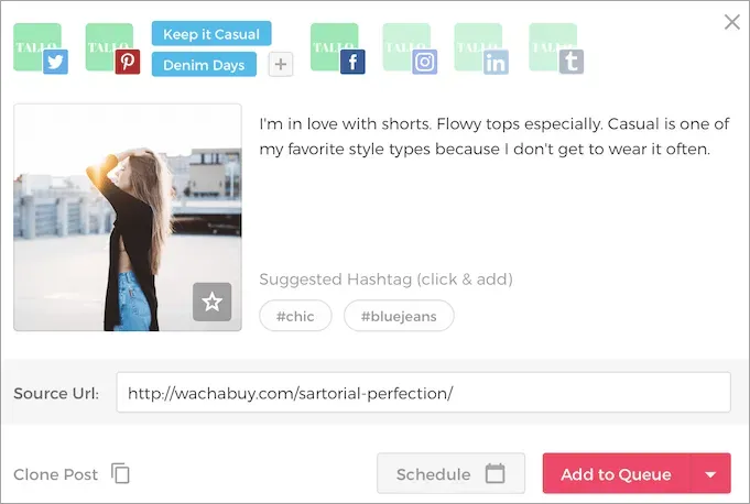 Instagram preview of Viraltag will show you the missing/unaesthetic parts of your post