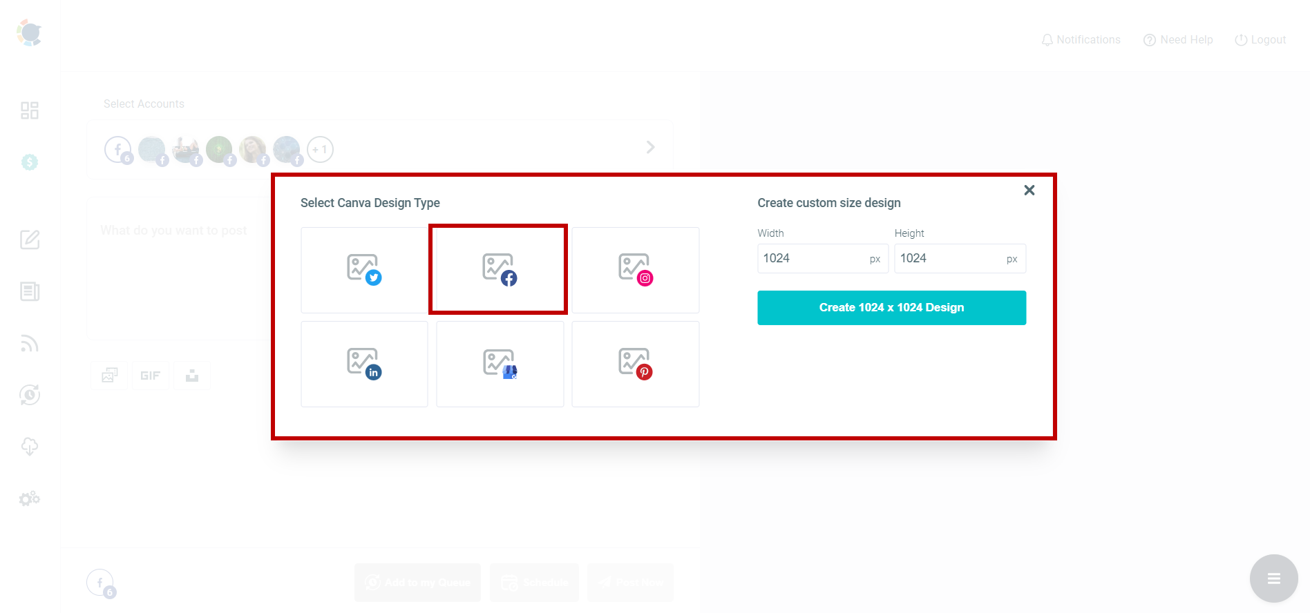 Facebook Post Template