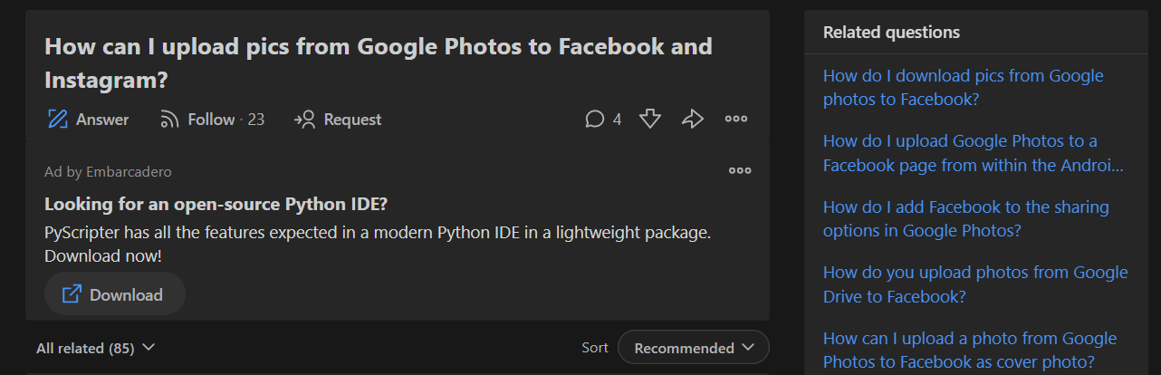 How to post from Google Photos to Facebook
