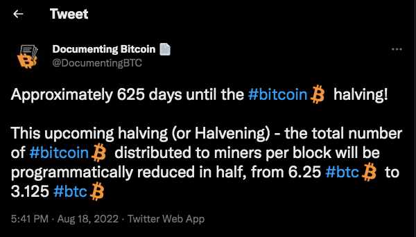 There is an example of an announcement.