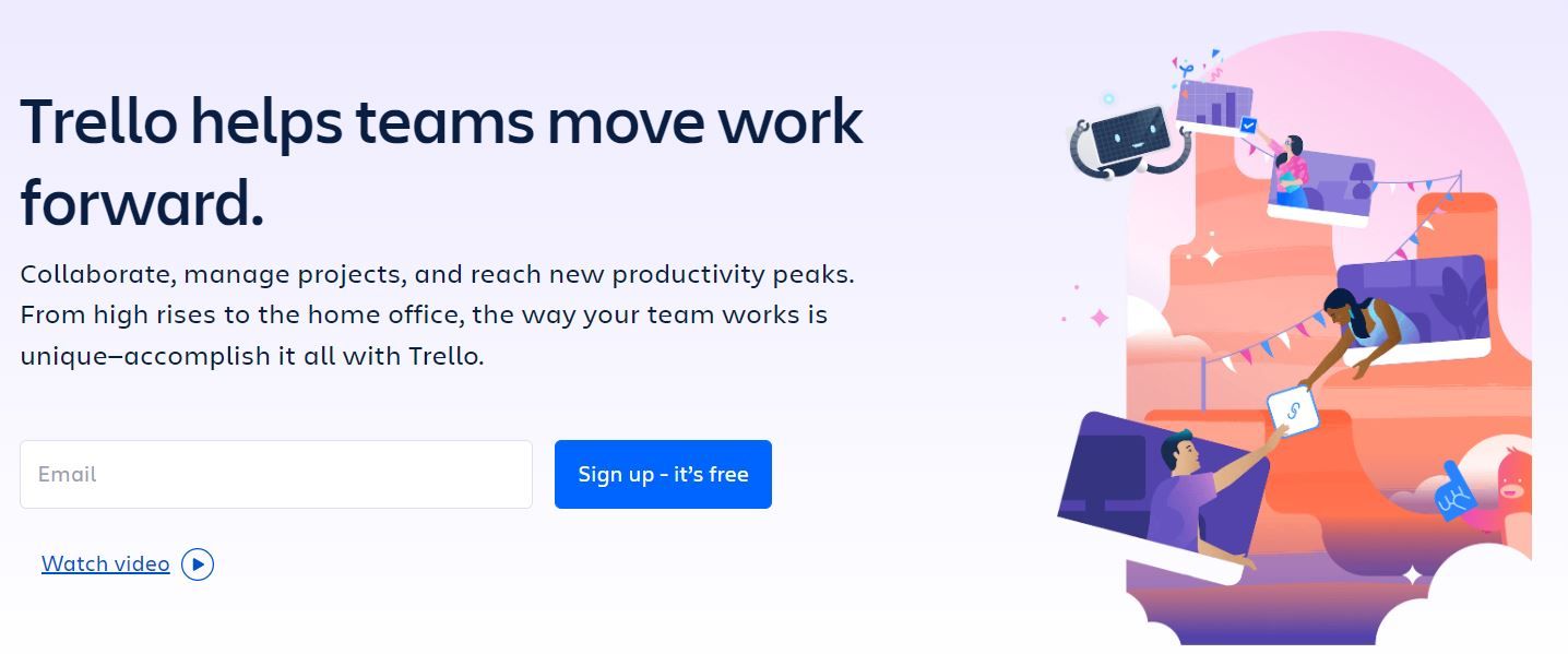 Trello is a project management tool prevalently used for digital marketing projects.