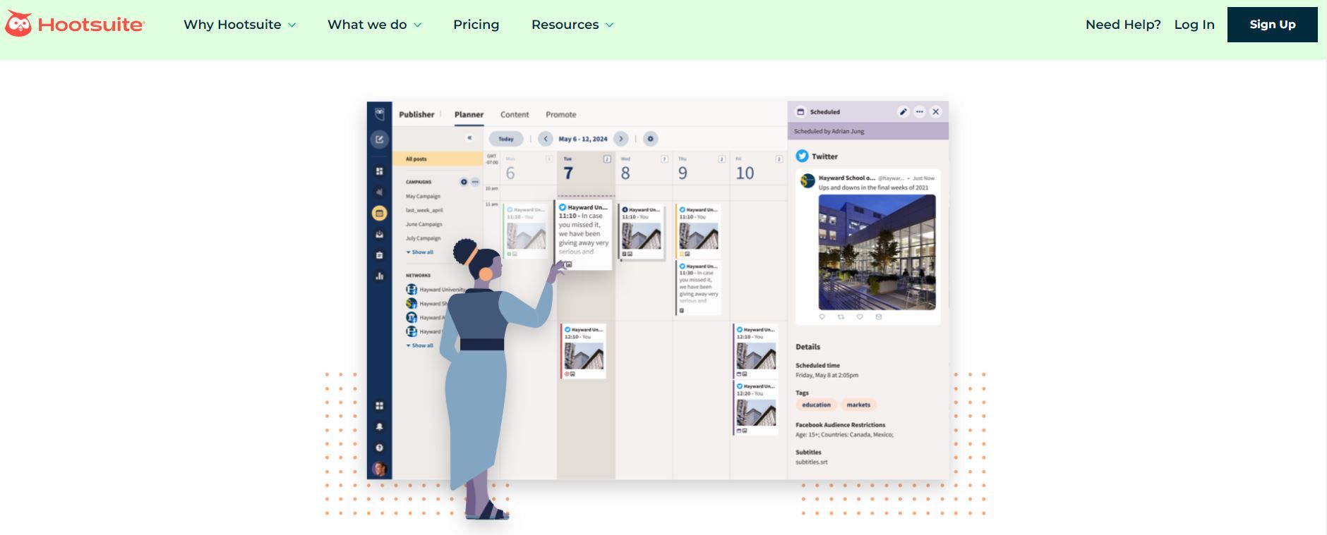 Hootsuite is a very effective and popular social media management tool
