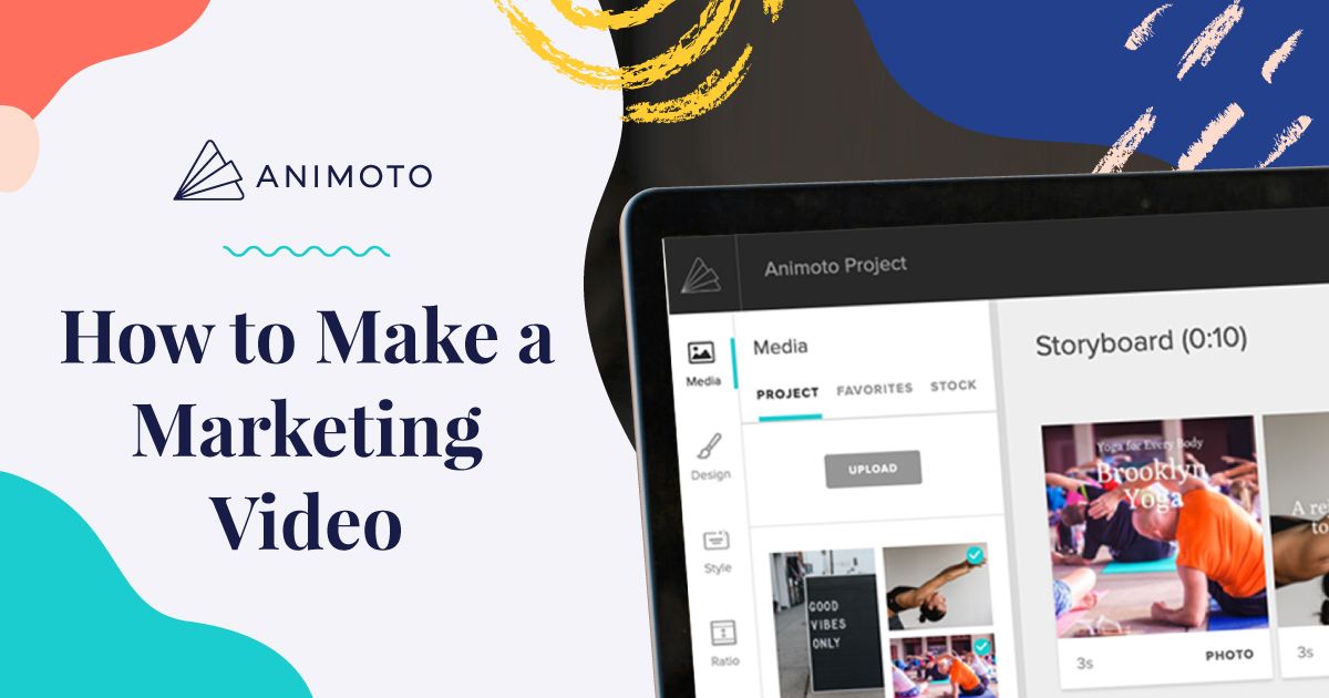 Animoto dashboard