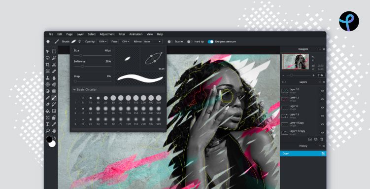 Pixlr is a content curation tool that can be used on digital marketing campaigns