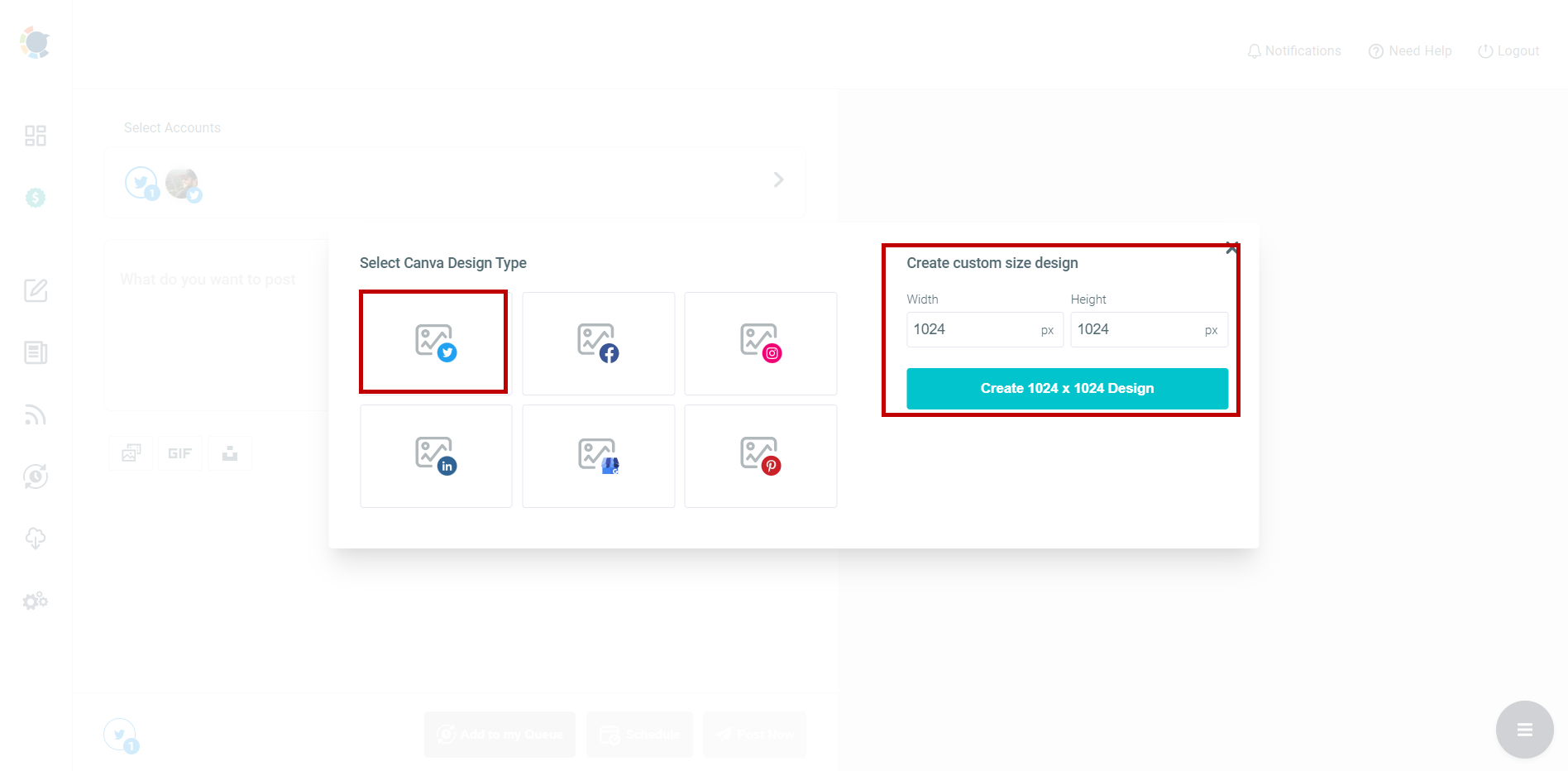 Create amazing tweets on Circleboom Publish.