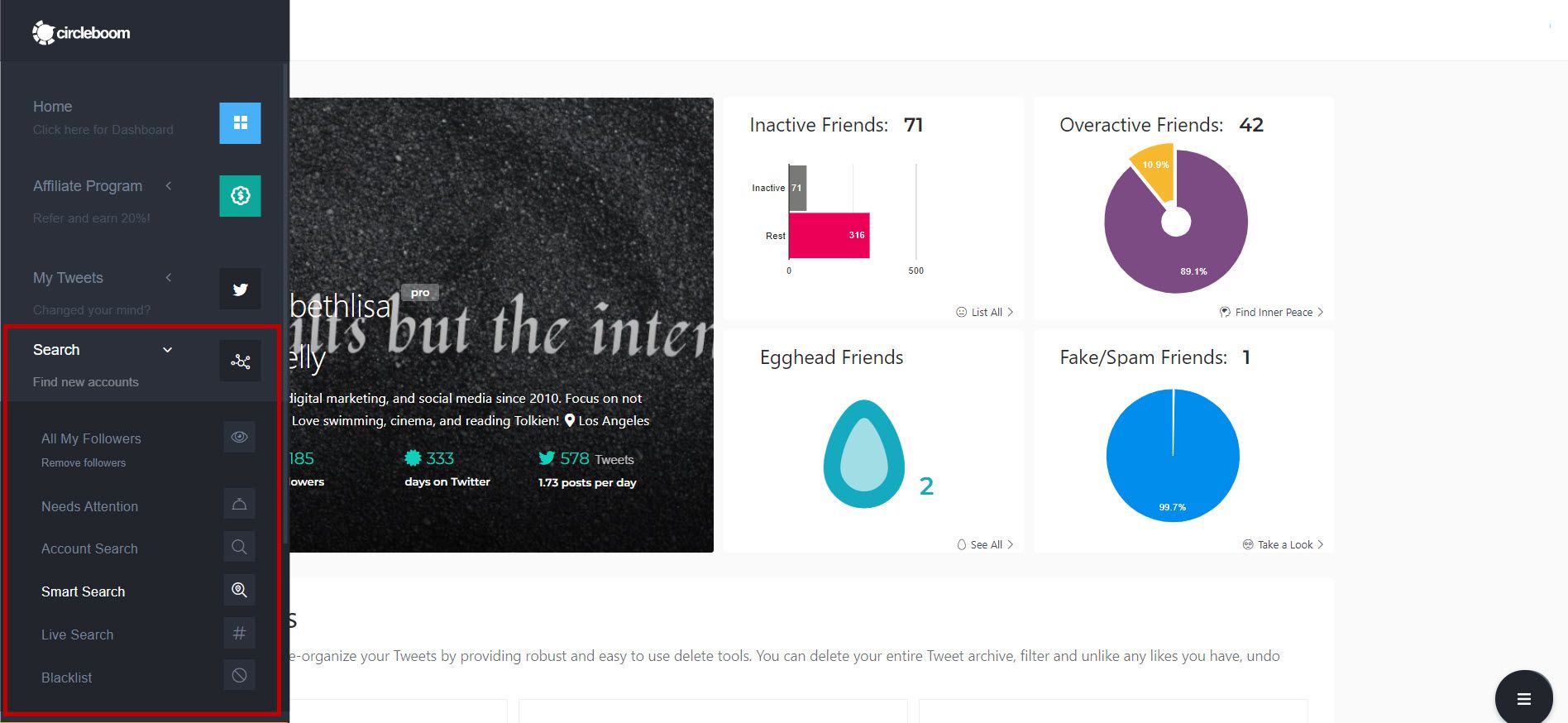 Find new Twitter accounts
