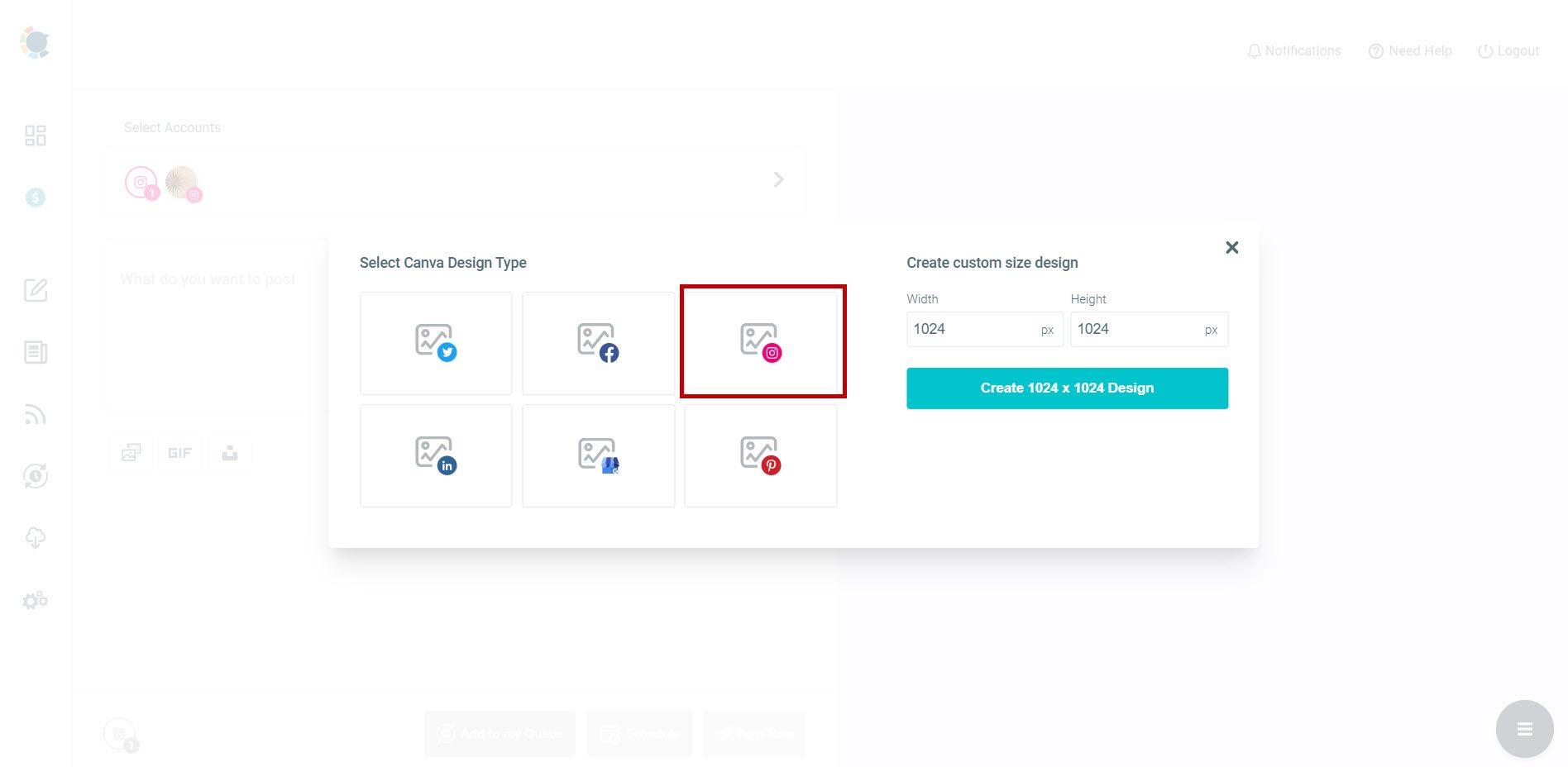 Instagram post templates