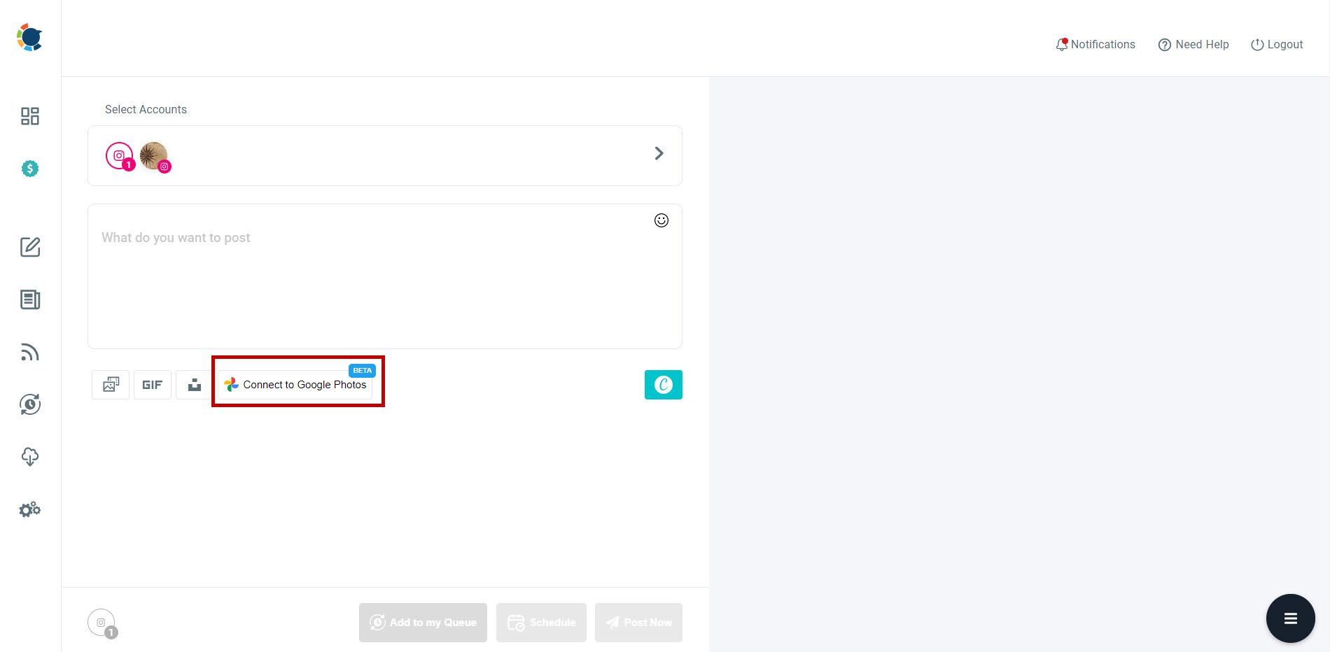 Post from Google Photos to Instagram