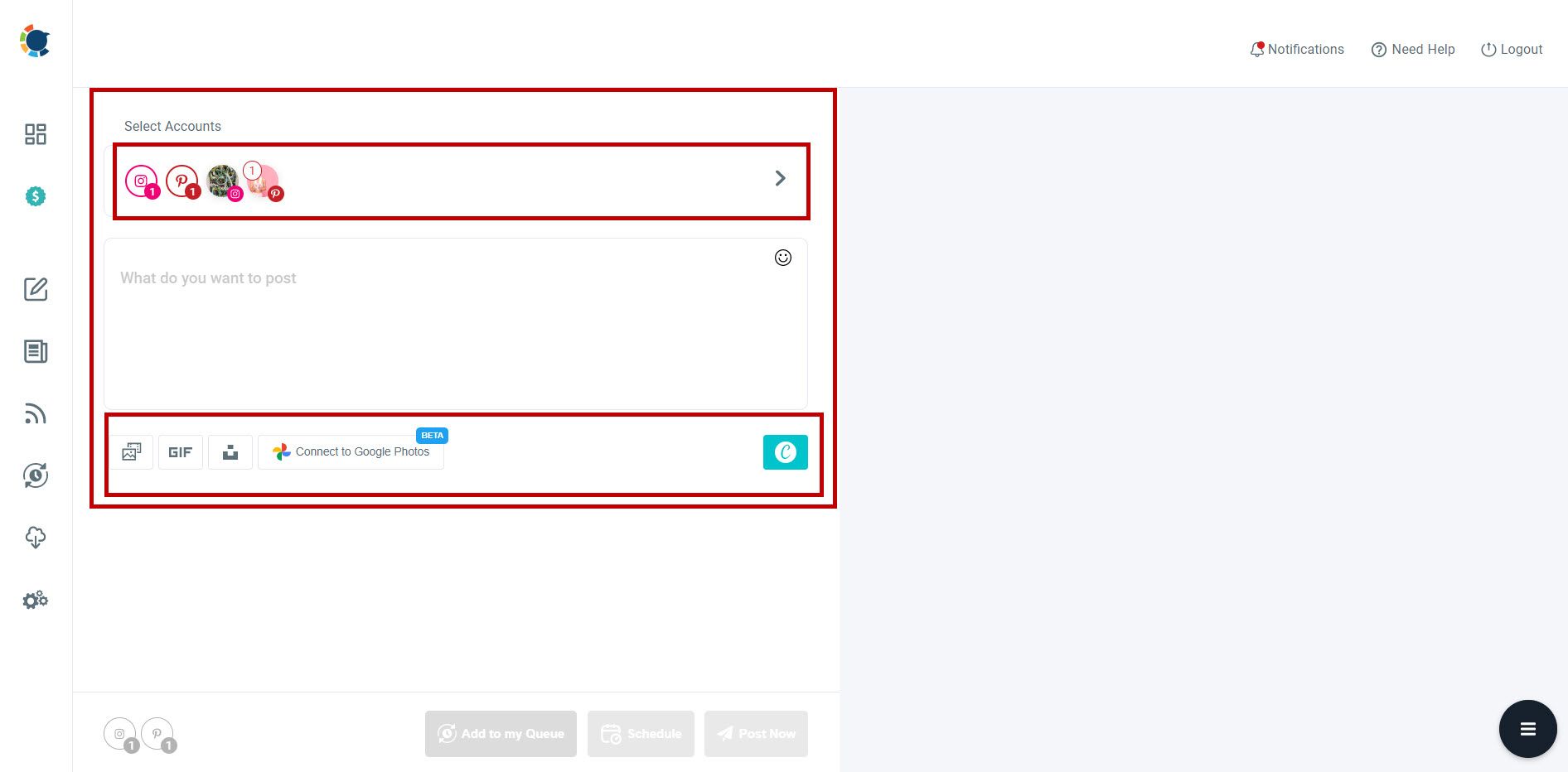 Design your social media posts on Circleboom.
