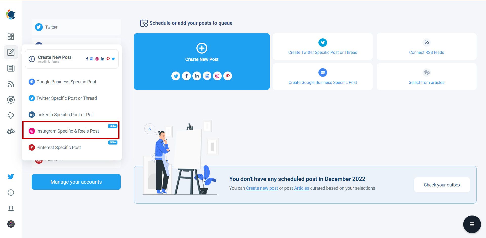 Change Instagram thumbnails