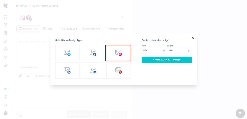 Select ready-to-use Instagram post templates