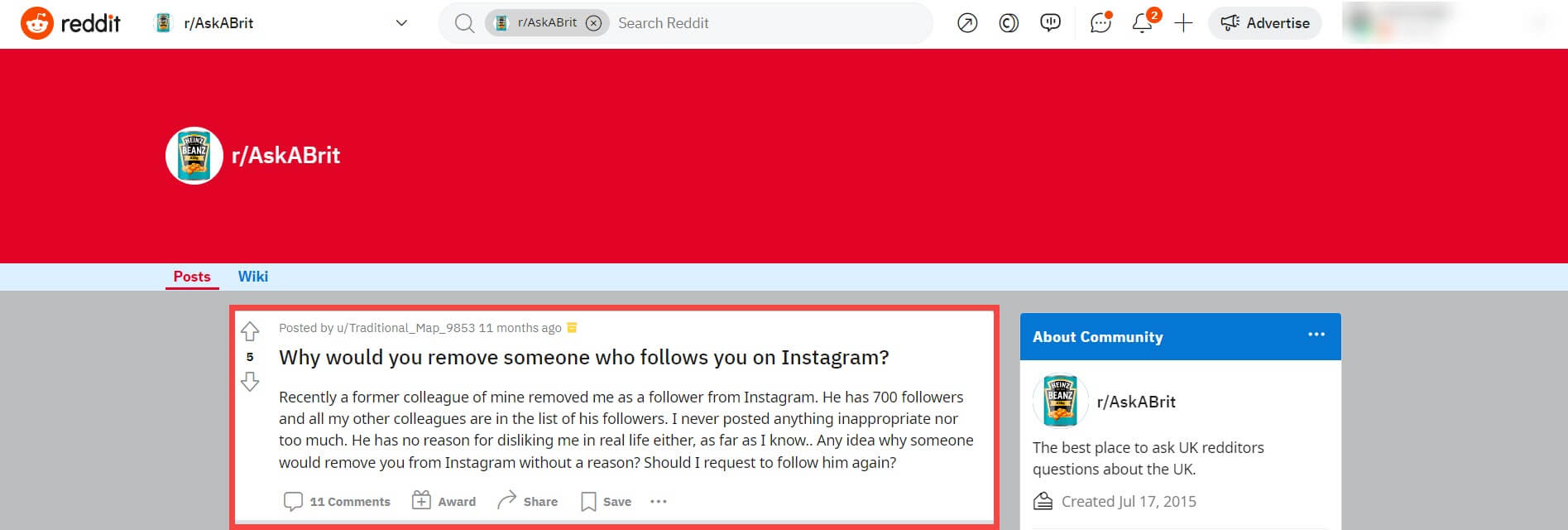Why am I unfollowed on Instagram?