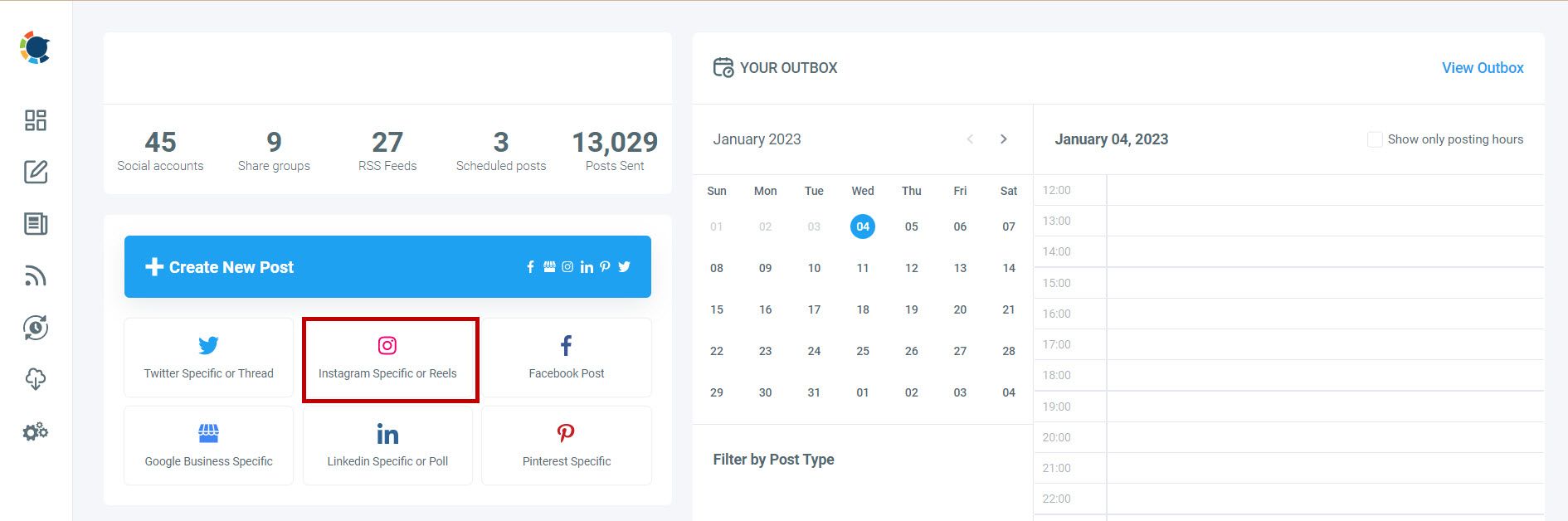 Instagram specific post