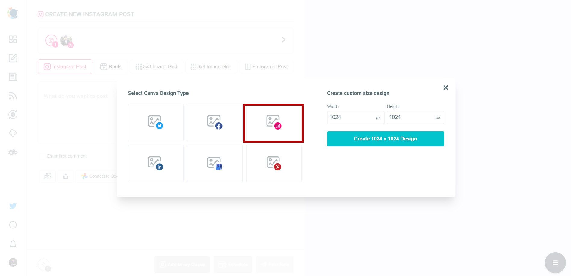 Ready-made social media post templates on Circleboom Publish.